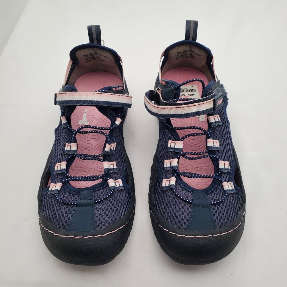 J-Sport Jambu Jaguar Water Ready Shoes Navy Pink 6M - Picture 6 of 9